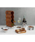 Nambe Curvo 17.25" Wood Wine Storage Rack