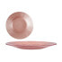 Фото #3 товара Плоская тарелка из розового стекла Vivalto "6 штук" (21 x 2 x 21 см)