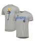 ფოტო #4 პროდუქტის Men's Heather Gray New York City FC Team Jersey Hook AEROREADY T-shirt
