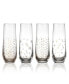 Фото #1 товара Party Stemless Toasting Flutes Set of 4, 9.5 oz