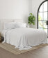 Фото #6 товара Home Collection Premium Ultra Soft Chambray Style Pattern 4 Piece Bed Sheets Set, Full