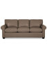 Фото #22 товара Orid 84" Queen Leather Roll Arm Sleeper, Created for Macy's