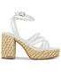 Фото #2 товара Women's Daphne Platform Strappy Raffia Sandals