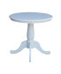 30" Round Top Pedestal Table- 28.9"H