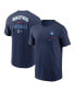 Фото #1 товара Men's Navy Chicago Cubs City Connect 2-Hit T-shirt