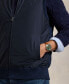 ფოტო #3 პროდუქტის Men's Big & Tall Hybrid Full-Zip Sweater Vest