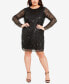 Plus Size Nouveau Nights Shift Mini Dress