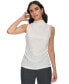 Фото #1 товара Women's Mock-Neck Sleeveless Top