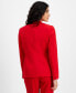 Фото #4 товара Women's Collarless Open-Front Blazer, Created for Macy's