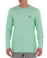 ფოტო #1 პროდუქტის Men's Core Logo Graphic Long-Sleeve Sun Protection T-Shirt