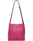 ფოტო #2 პროდუქტის Dukes Place Medium Pebble Leather Compartment Crossbody