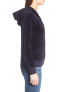 Фото #2 товара Juicy Couture 256298 Womens Robertson Velour Hoodie Blue Size X-Small