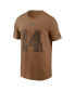 ფოტო #2 პროდუქტის Men's Stefon Diggs Brown Distressed Buffalo Bills 2023 Salute To Service Name and Number T-shirt