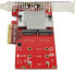 Фото #4 товара Kontroler StarTech PCIe 3.0 x8 - 2x M.2 M-key (PEX8M2E2)