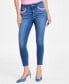 Фото #4 товара Women's Mid-Rise Embellished Skinny Jeans, Created for Macy's