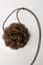 Neck flower with cord