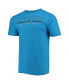 Фото #2 товара Men's Black, Blue Miami Marlins Meter T-shirt and Pants Sleep Set