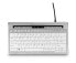 Фото #3 товара Bakker S-board 840 Compact Keyboard no hub (US) - Mini - Wired - USB - QWERTY - Grey