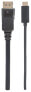 Фото #10 товара Manhattan USB-C to DisplayPort Cable - 4K@60Hz - 1m - Male to Male - Black - Equivalent to CDP2DP1MBD - Three Year Warranty - Polybag - 1 m - USB Type-C - DisplayPort - Male - Male - Straight