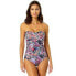 Фото #1 товара Anne Cole Women's Paisley Parade Twist Front Shirred One Piece Swimsuit - Multi