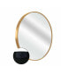 Фото #4 товара Circle Mirror 20 Inch, Round Wall Mirror Suitable For Bedroom, Vanity, Living Room, Bath