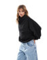 Фото #1 товара ASOS DESIGN half zip fleece in black