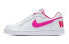 Фото #2 товара Кеды Nike Court Borough Low детские бело-розовые 845104-100