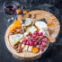 Фото #7 товара Аксессуары для приготовления пищи BlauKe® Круглая бамбуковая доска для сыра с набором ножей