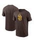 Фото #1 товара Men's Brown San Diego Padres Fuse Logo T-Shirt