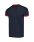 Men's Navy Minnesota Twins Ringer Tri-Blend T-Shirt Синий, XL - фото #3