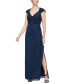 Фото #1 товара Платье Alex Evenings с кружевным лифом и короткими рукавами