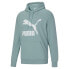 Puma Classics Logo Pullover Hoodie Mens Blue Casual Outerwear 53623850