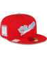 Фото #1 товара Men's Red Chicago White Sox City Flag 59FIFTY Fitted Hat