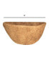 Source Half Round Wall Basket Coco Liner, 18 inches