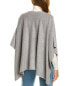 Фото #2 товара Vince Basic Boiled Wool & Cashmere-Blend Poncho Women's Grey