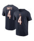 Фото #1 товара Men's D'Andre Swift Navy Chicago Bears Player Name Number T-Shirt