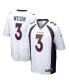 Фото #1 товара Men's Russell Wilson White Denver Broncos Game Jersey