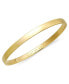 ფოტო #1 პროდუქტის Bracelet, 12k Gold-Plated Heart of Gold Idiom Bangle Bracelet