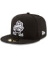 ფოტო #1 პროდუქტის Men's Black Cleveland Browns B-Dub 59FIFTY Fitted Hat