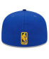 Men's Royal Golden State Warriors 2024 NBA All-Star Game Rally Drive Checkerboard 59FIFTY Crown Fitted Hat