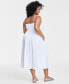 Trendy Plus Size Ruched Corset Midi Dress, Created for Macy's