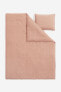 Фото #4 товара Linen-blend Twin Duvet Cover Set