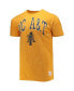 Men's Gold North Carolina A&T Aggies Bleach Splatter T-shirt Золотистый, L - фото #3