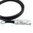 Фото #1 товара BlueOptics QSFP28-DAC-3M-MA-BL - 3 m - QSFP28 - QSFP28 - Male/Male - Black - 100 Gbit/s
