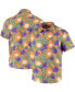 Фото #1 товара Men's Orange Clemson Tigers Floral Button-Up Shirt