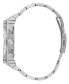 ფოტო #2 პროდუქტის Men's Multi-Function Silver-Tone Stainless Steel Watch 48mm