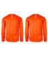 Men's Long Sleeve Moisture-Wicking Performance Crew Neck Tee -2 Pack