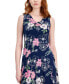 Фото #4 товара Платье A-Line средней длины Robbie Bee Petite с цветочным принтом