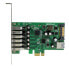 Фото #8 товара StarTech.com 7-Port PCI Express USB 3.0 Card - Standard and Low-Profile Design - PCIe - SATA - USB 3.2 Gen 1 (3.1 Gen 1) - Full-height / Low-profile - Green - Metallic - 3 m - 1920042 h