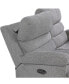 White Label Cruz 62" Power Double Reclining Loveseat with Power Headrests and USB Port
